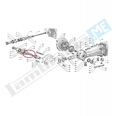 Albero trasmissione ruota posteriore