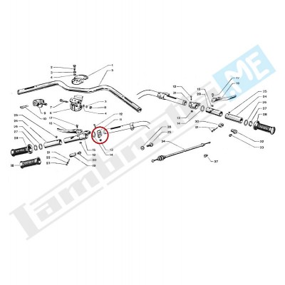 Anello con freccia per riferimento marce