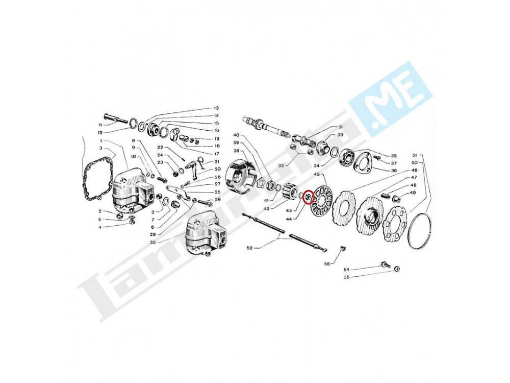 Dado ribassato 8mm, chiave 14mm