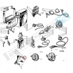 Dado alto Ø8mm, chiave 14mm