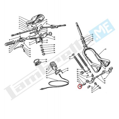 Dado INOX aperto autobloccante chiave 14mm per ruota