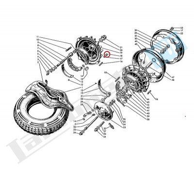 Dado INOX cieco autobloccante chiave 14mm per ruota