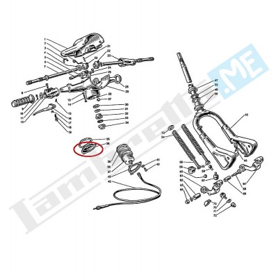 Tappo per foro tachimetro/contachilometri in plastica