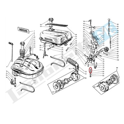 Polverizzatore n.255/B(per carburatore tipo MA18B3)