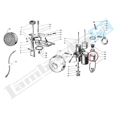 Bicchierino per filtro benzina