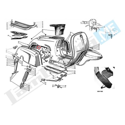 Gommino protezione uscita teleflex da scudo