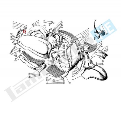 Set tamponi portatarga (3 pezzi)