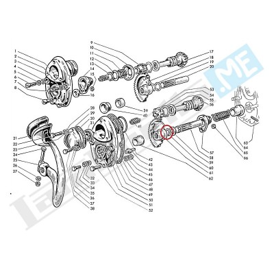 Kit 3 gabbie a rulli motore