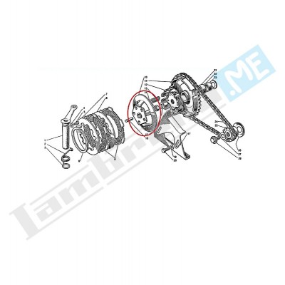 Flangia frizione Surflex