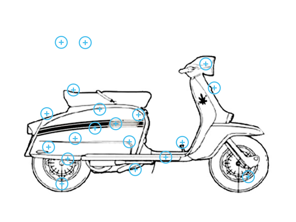 Parti di ricambio DL 125