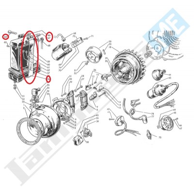 Supporto batteria + fig.65-66-67