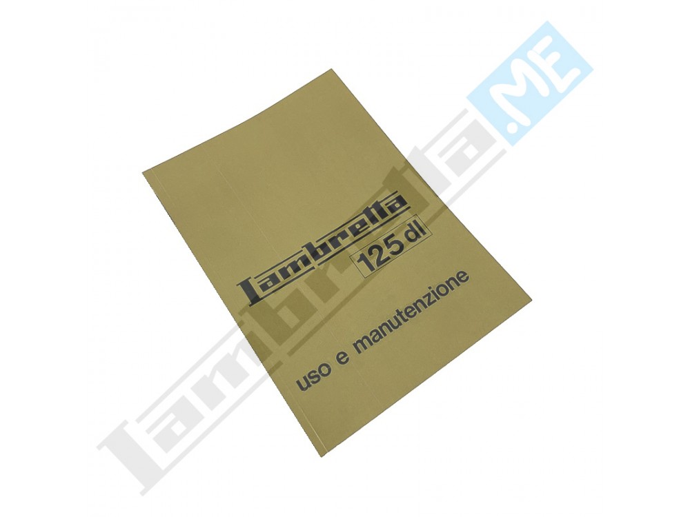 Libretto Uso e Manutenzione 125 DL