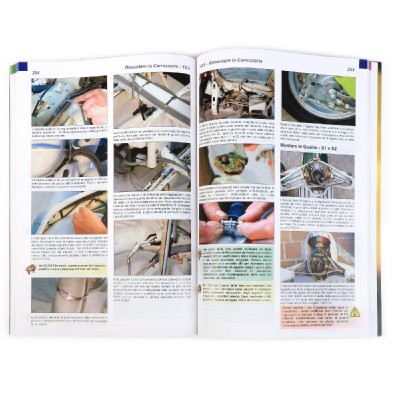 Manuale d'officina completo Lambretta LI-TV-S-SX-DL, 320 pagine
