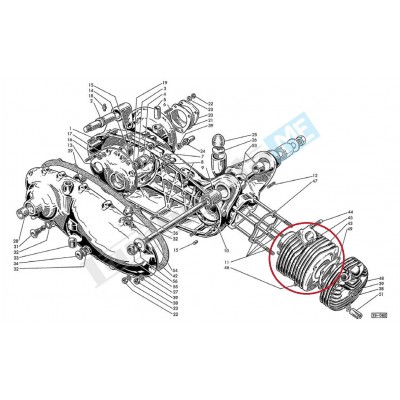 Cilindro motore 150cc Ø57mm