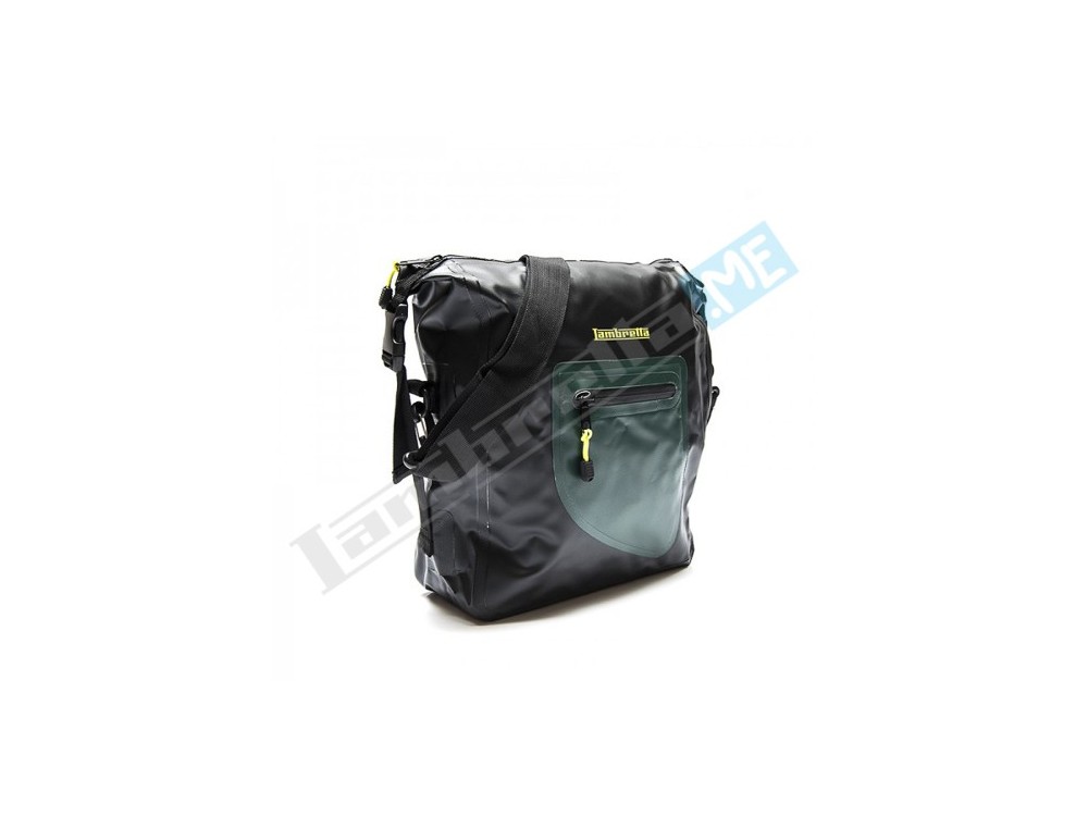 BORSA MESSENGER LAMBRETTA WATERPROOF - NERO/VERDE