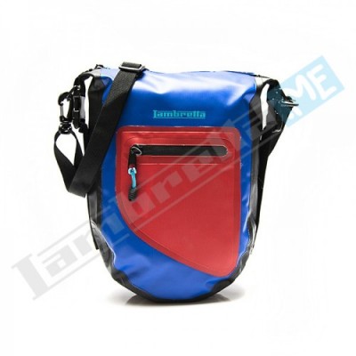 BORSELLO LAMBRETTA WATERPROOF - BLU/ROSSO