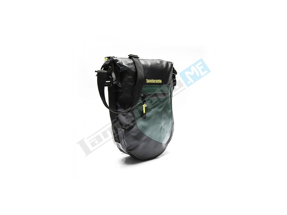 BORSELLO LAMBRETTA WATERPROOF - NERO/VERDE