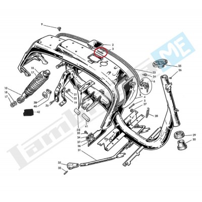 Perno sportello tappo benzina