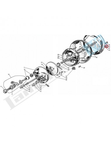 Dado cieco autobloccante chiave 14mm per ruota