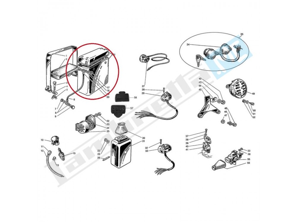 Batteria 6 volt larga