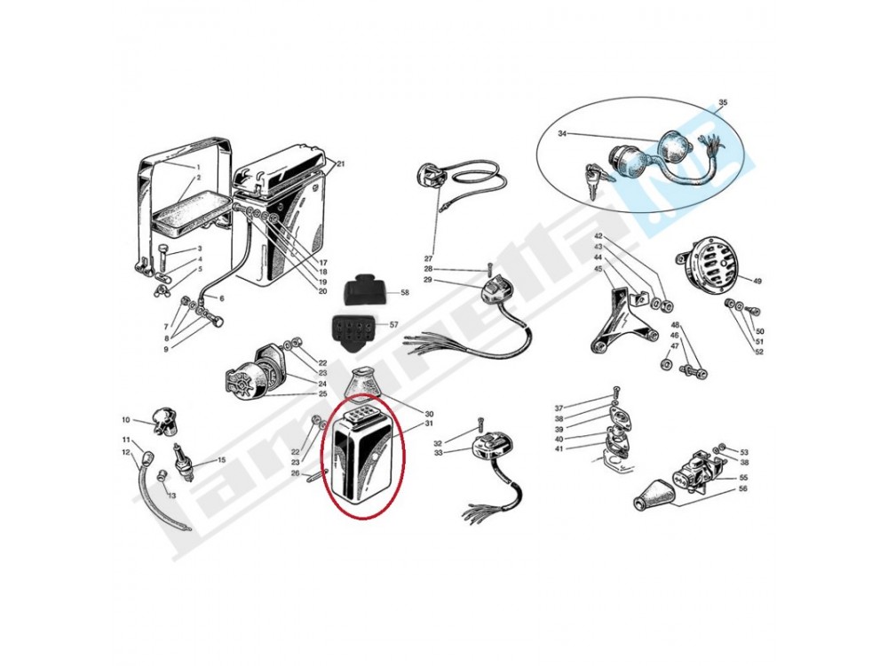 Regolatore Batteria (coperchio metallo)