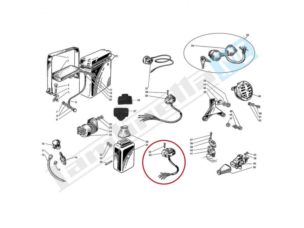 Interruttore luci + fig. 32