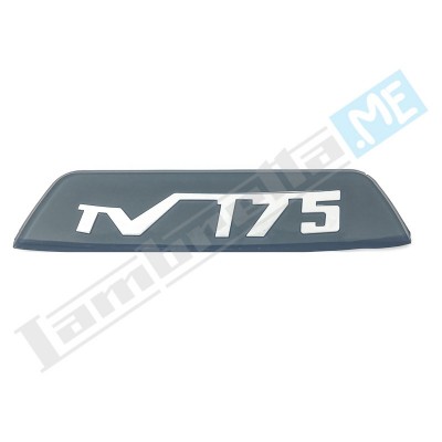 Fregio posteriore "TV 175" blu in plastica