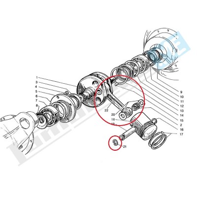 Biella completa LI/S/SX/DL 125/150cc