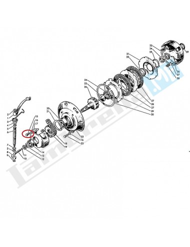 Vite Ø 6X25 chiave 10mm