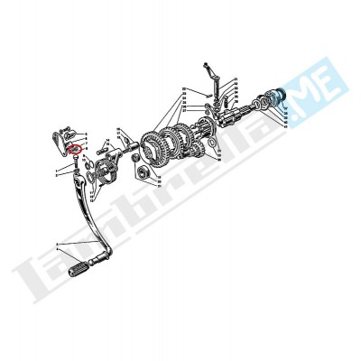 Vite Ø 6x16mm chiave 10mm