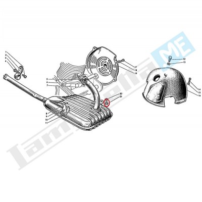 Vite Ø 6x16mm chiave 10mm