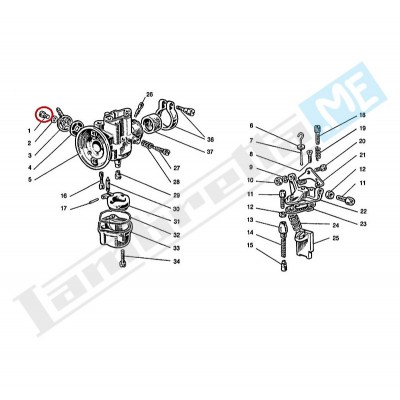 Vite Ø 6x16mm chiave 10mm