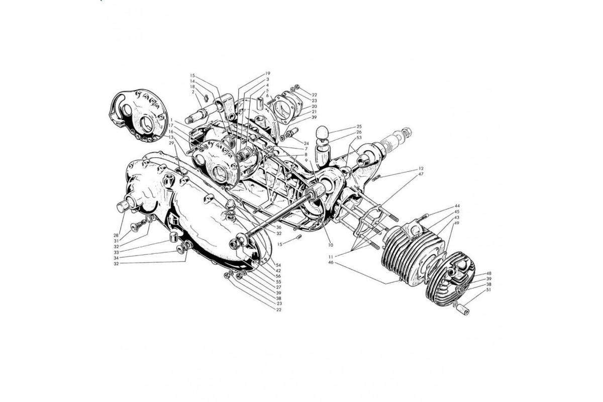 Ammortizzatori anteriori BGM Alluminio Lambretta LI + TV + SX + Special +  DL + Serveta + Lui