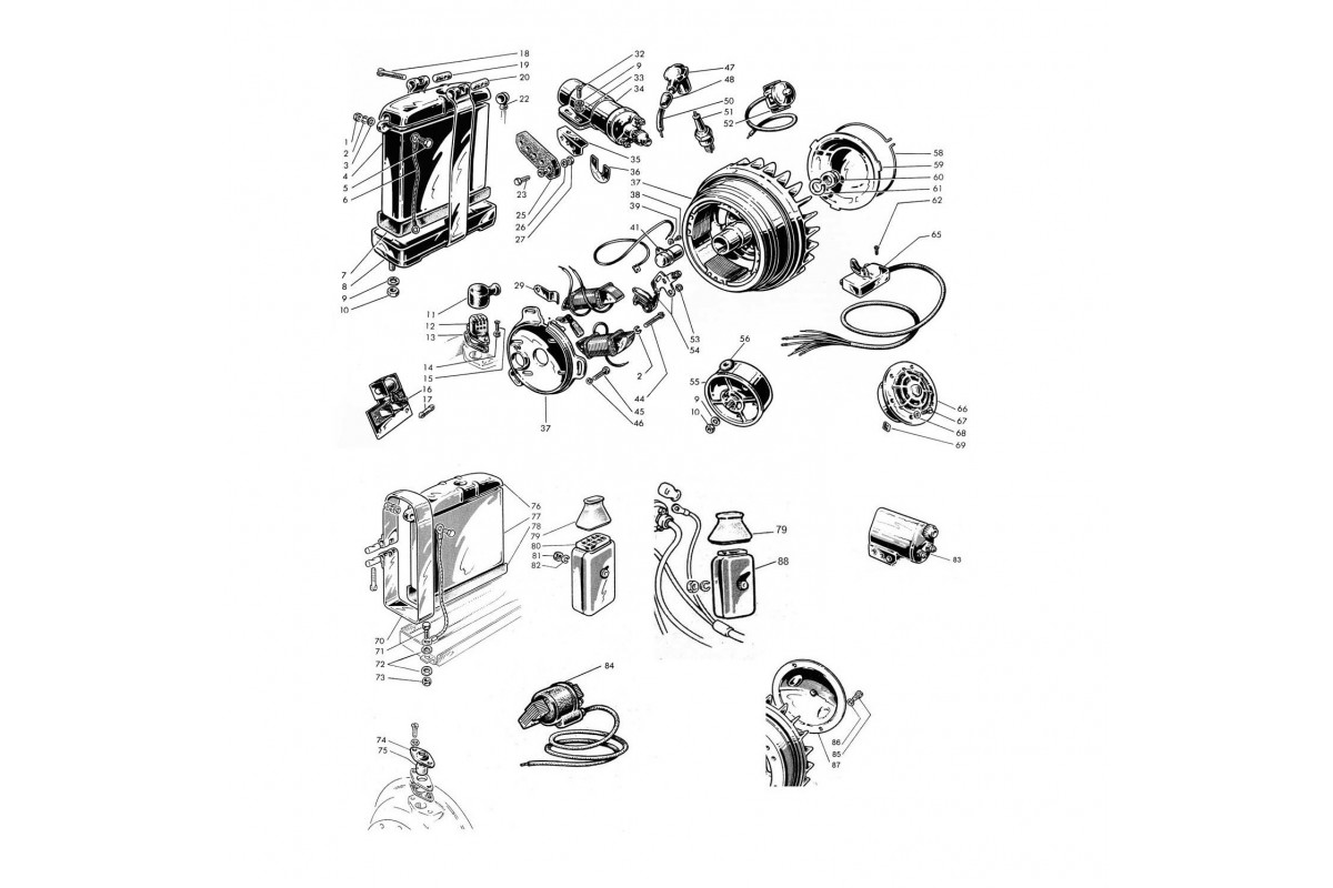 Apparecchiature Elettriche e Volano Magnete (Tav.11)