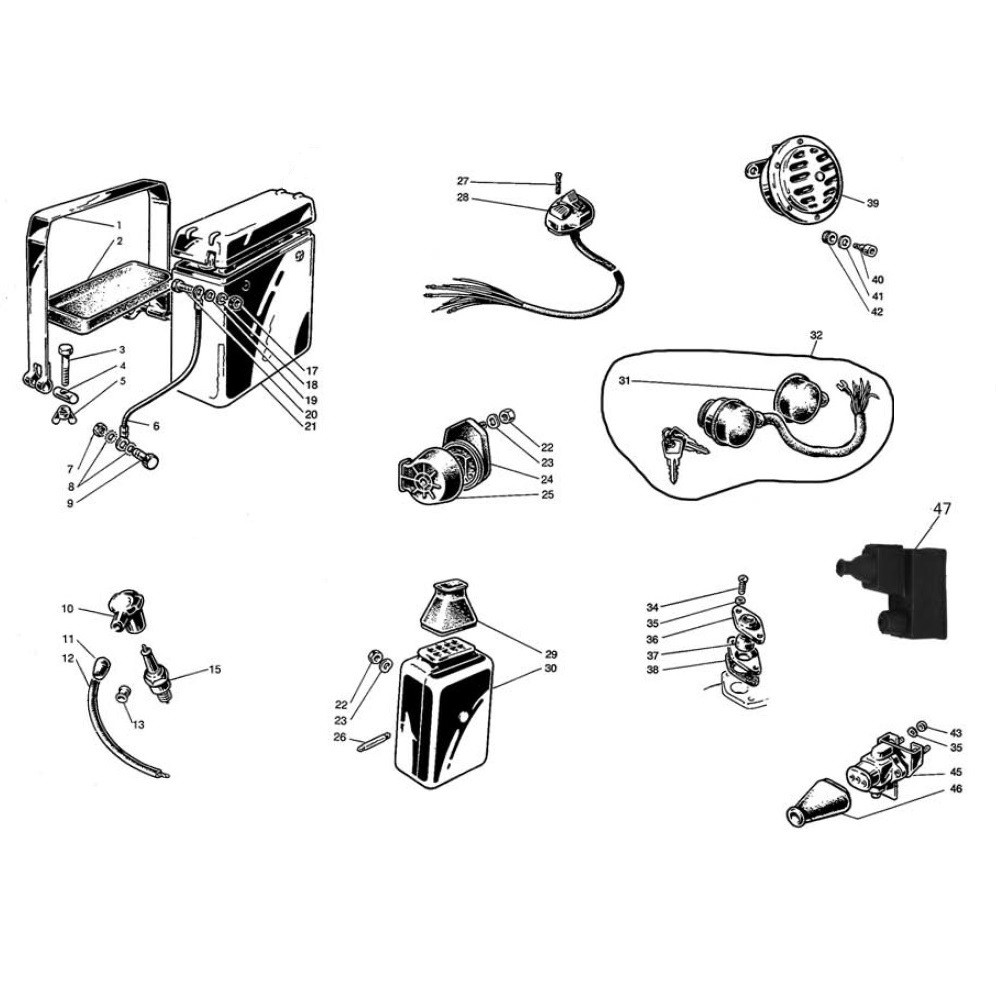 Batteria e Apparecchiature Elettriche (Tav.12)