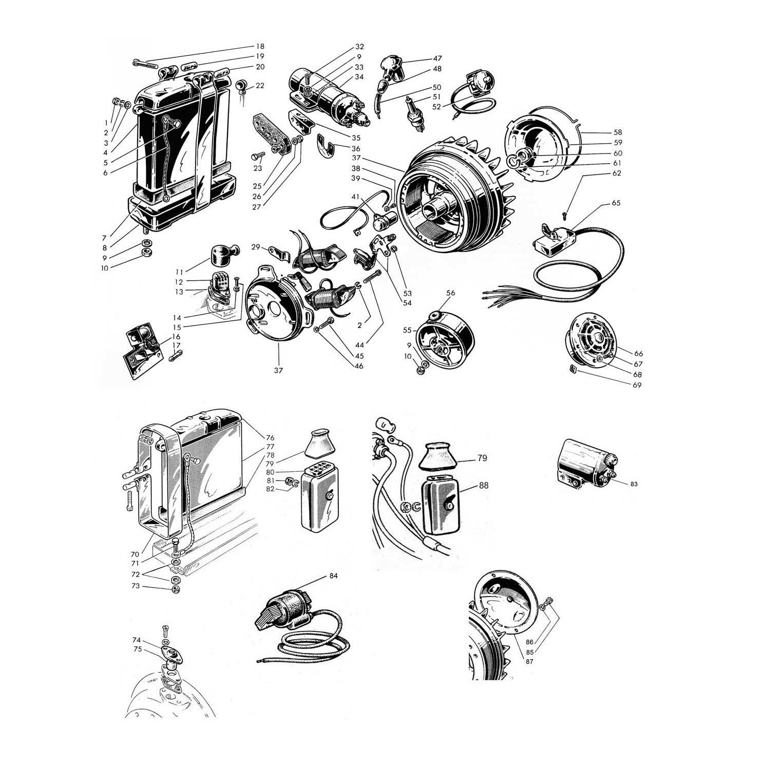 Apparecchiature Elettriche e Volano Magnete (Tav.11)