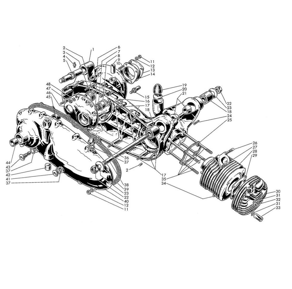 Carter Motore, Cilindro e Testa (Tav.1)