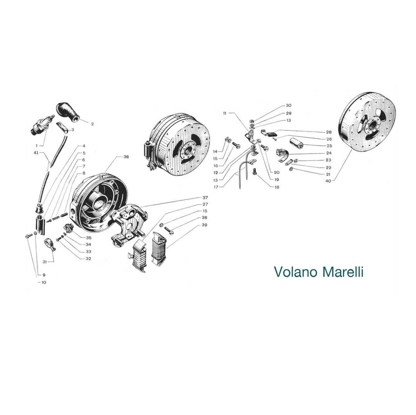 Volano magnete "Marelli" (Tav.17)