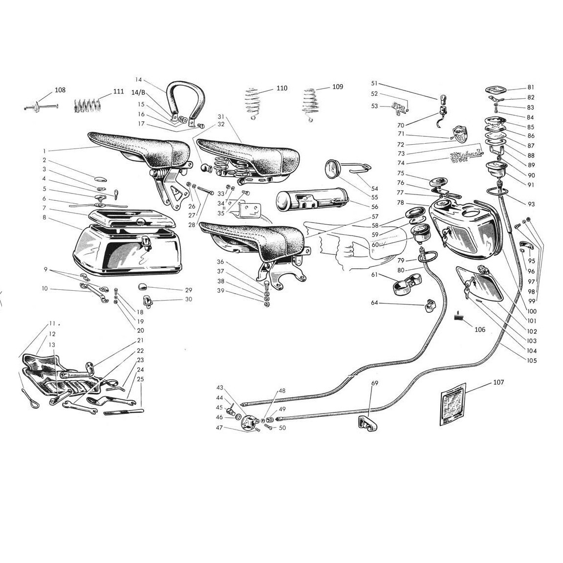 Accessori - Selle - Contachilometri (Tav.21)